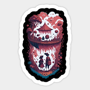 Wizard Fantasy Art Sticker